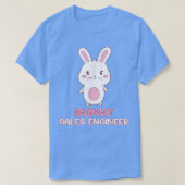 Bunny Sales Engineer Easter Jesus Christian  Tシャツ (デザイン正面)