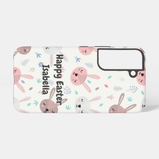 Bunny Season Coming Samsung Galaxyケース (裏面横)