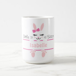 Bunny Sibling Mug Personalized Big Sister  コーヒーマグカップ