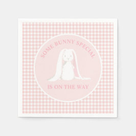 Bunny SpecialがBaby Showerの途中にある スタンダードカクテルナプキン