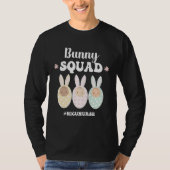 Bunny Squad NICU Nurse Easter Bunny NICU Nursing E Tシャツ (正面)
