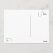 Bunny Stewie Back Gruntはがき ポストカード (裏面)