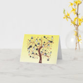 BUNNY TREE カード (黄色い花)