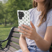 Bunny Trombone Player Green Marching Band Pattern Samsung Galaxyケース