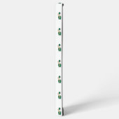 Bunny Trombone Player Green Marching Band Pattern Samsung Galaxyケース (左側面)