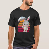 Bunny Umbrella Sunset Tシャツ (正面)