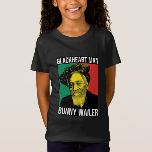 Bunny Wailer Kid Shirt Reggae Rasta Jamaika Roots  Tシャツ (正面)