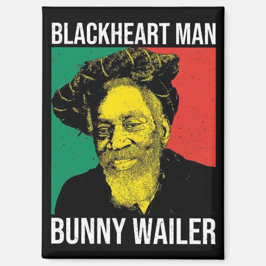 Bunny Wailer Reggae Legend Rasta Jamaika Roots  マグネット (正面)