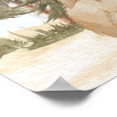 Bunny Wall art Poster  Starry Night ポスター (角)