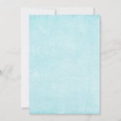 Bunny with a Garland of Roses Cute Easter 招待状 (裏面)