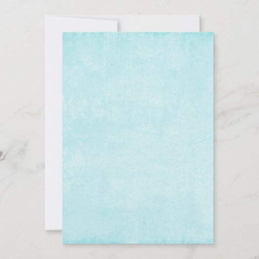 Bunny with a Garland of Roses Cute Easter 招待状 (裏面)