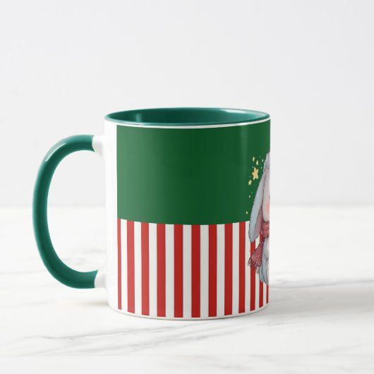 Bunny with Star Cookie マグカップ (左)