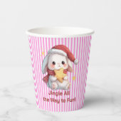 Bunny with Star Cookie 紙コップ (正面)