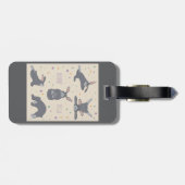 Bunny Yoga Poses Funny Rabbit ラゲッジタグ (裏面横)