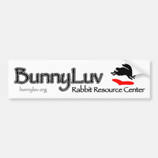 BunnyLuvのバンパーステッカー バンパーステッカー
