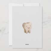 Bunny's boy First Toothパーティーフォトカード シーズンカード (裏面)