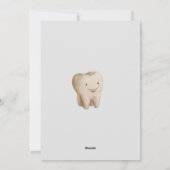 Bunny's girl First Toothパーティーフォトカード シーズンカード (裏面)