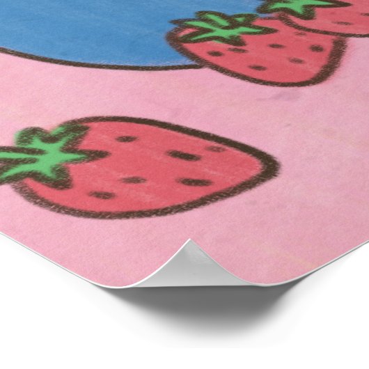 Bunny's Tea Time Illustration ポスター (角)