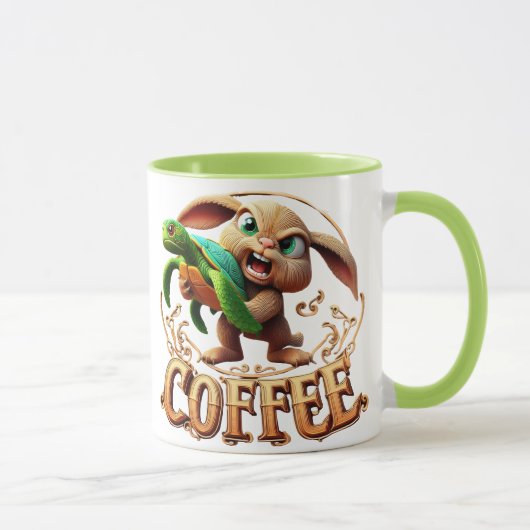 Bunnys Trade: Turtle for Coffee私にコ買ーヒーを マグカップ (右)
