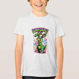 Bunnysaurus Easter Dino Bunny Hybrid Kids Shirt トライブレンドＴシャツ