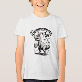 Bunnysaurus Easter Kids Shirt Dino Bunny Youth tee トライブレンドＴシャツ