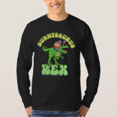 Bunnysaurus Rex Easter Rex Dinosaur Bunny Kids Din Tシャツ (正面)