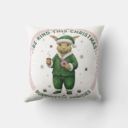 Bunnyverse christmas クッション (裏面)