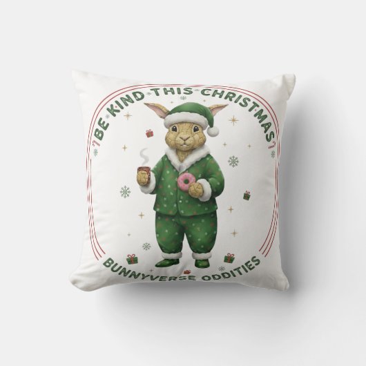 Bunnyverse christmas クッション (正面)