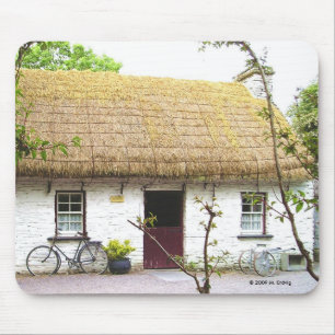 Bunrattyアイルランドのコテージ マウスパッド
