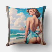 Buns Need Sun Too AI Concept Art by Xzendor7 クッション (裏面)