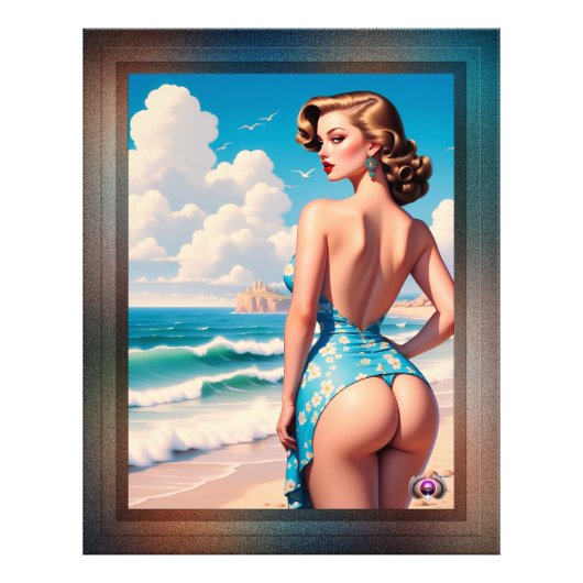 Buns Need Sun Too AI Concept Art by Xzendor7 フォトプリント (正面)