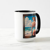 Buns Need Sun Too AI Concept Art by Xzendor7 マグカップ (正面右)