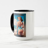 Buns Need Sun Too AI Concept Art by Xzendor7 マグカップ (正面左)