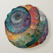 bunt und modern, Dekokissen ラウンドクッション (裏面)