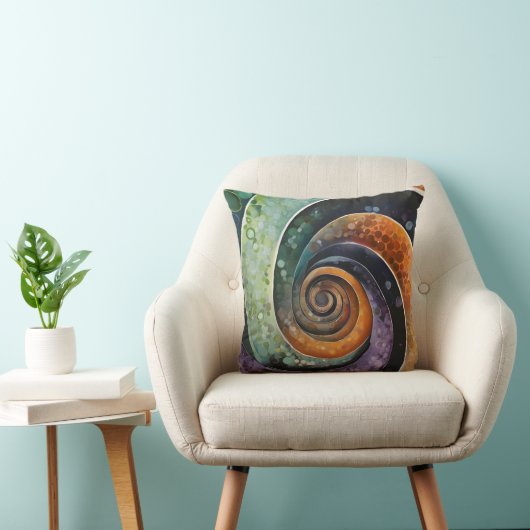 bunt und modern, design mit Spirale クッション (椅子)