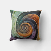 bunt und modern, design mit Spirale クッション (裏面)