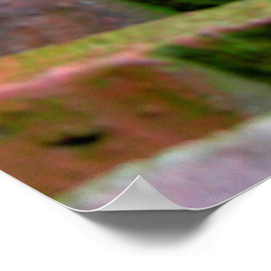 bunte alte Dachziegel gelagert, ポスター (角)