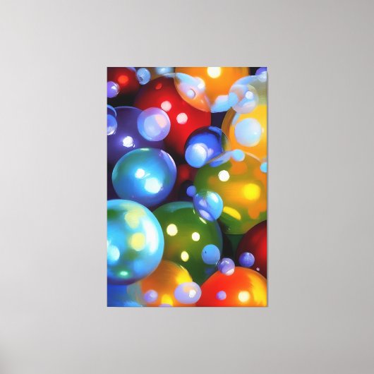 Bunte Blasen キャンバスプリント (正面)