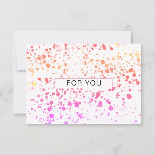 BUNTE KLECKSE BUSINESS CERTIFICATE gift for you (正面)