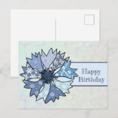 bunte Kornblume  ポストカード (正面/裏面)