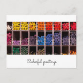 bunte Künstlerfarben im Fach ポストカード (正面)