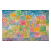Bunte Landschaft - Paul Klee ポスター (正面)