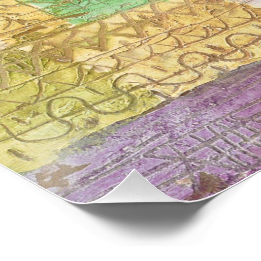 Bunte Landschaft - Paul Klee ポスター (コーナー)