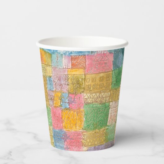 Bunte Landschaft - Paul Klee 紙コップ (裏面)