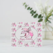 bunte Lilie Postkarte ポストカード (スタンド正面)