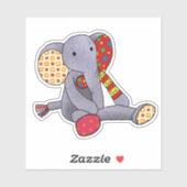 Bunte Plüschtiere Aufkleber シール (シート)