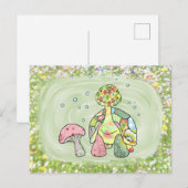 bunte Schildkröte Postkarte ポストカード (正面/裏面)