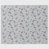 Bunte Zweige/Blätter ラッピングペーパー (フラット)