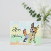 Bunter Hund Postkarte ポストカード (スタンド正面)