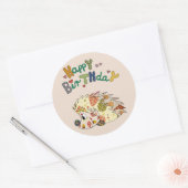 Bunter Igel ラウンドシール (封筒)